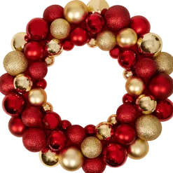 Absolu Chic kerstkrans met kerstballen
