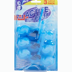 Active Turqoise Power toiletblokken 7-in-1