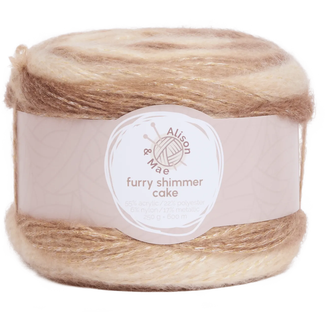 Alison & Mae glansgaren Furry Shimmer Cake