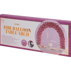 Avec ballonnenboog met folieballonnen