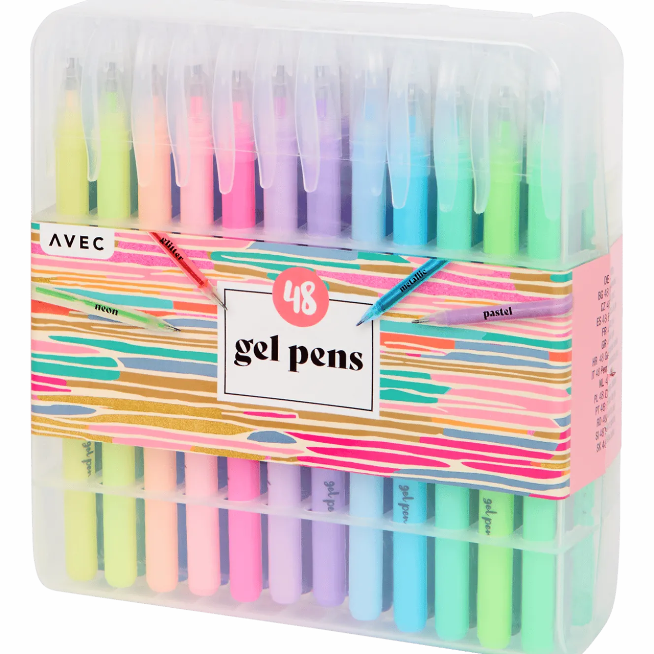 Avec gelpennen