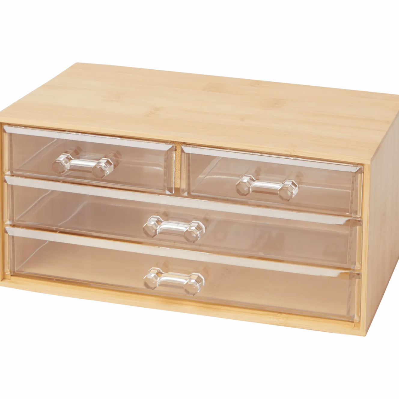 Bamboe make-up organizer