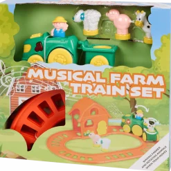 Boerderij trein met muziek