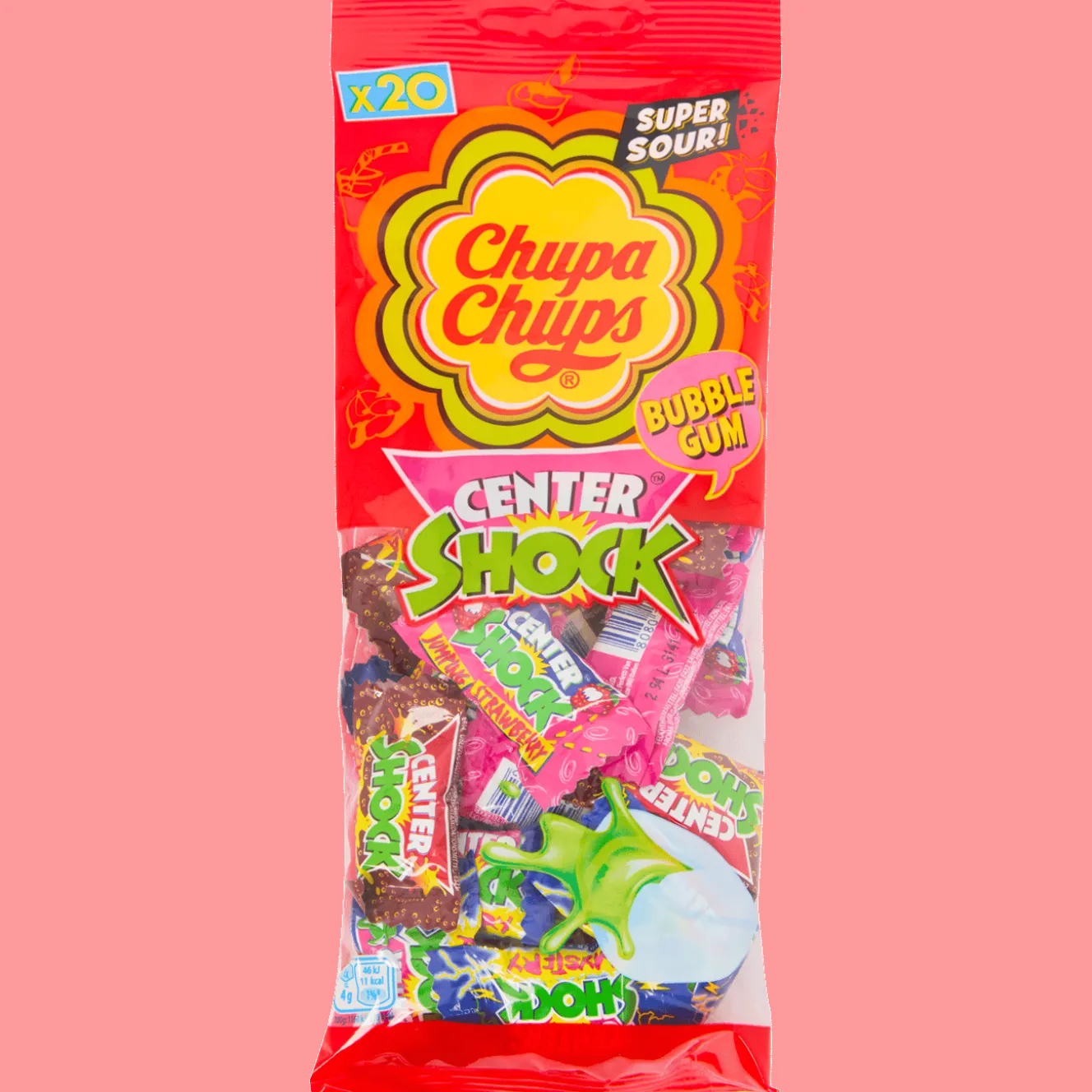 Chupa Chups kauwgom Center Shock