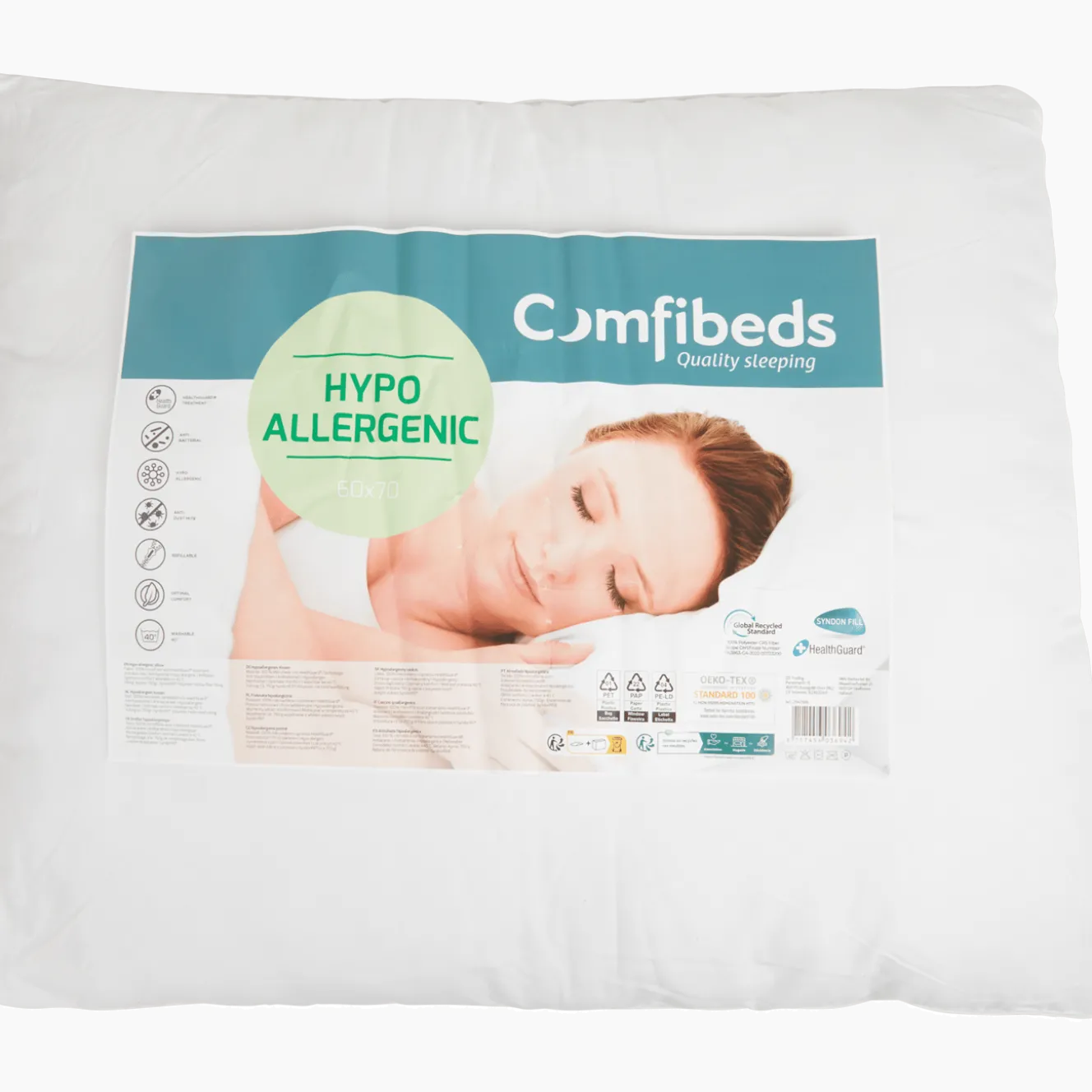 Comfibeds hypoallergeen hoofdkussen