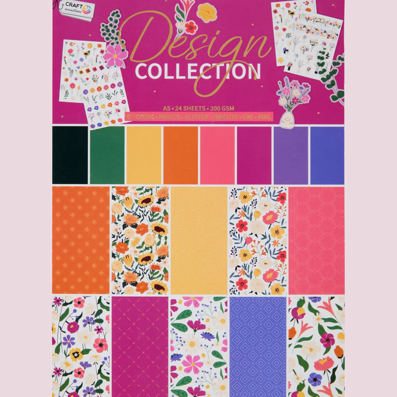 Craft Sensations knutselpapierblok A5
