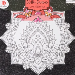 DécoTime kleur je eigen glitter-canvas