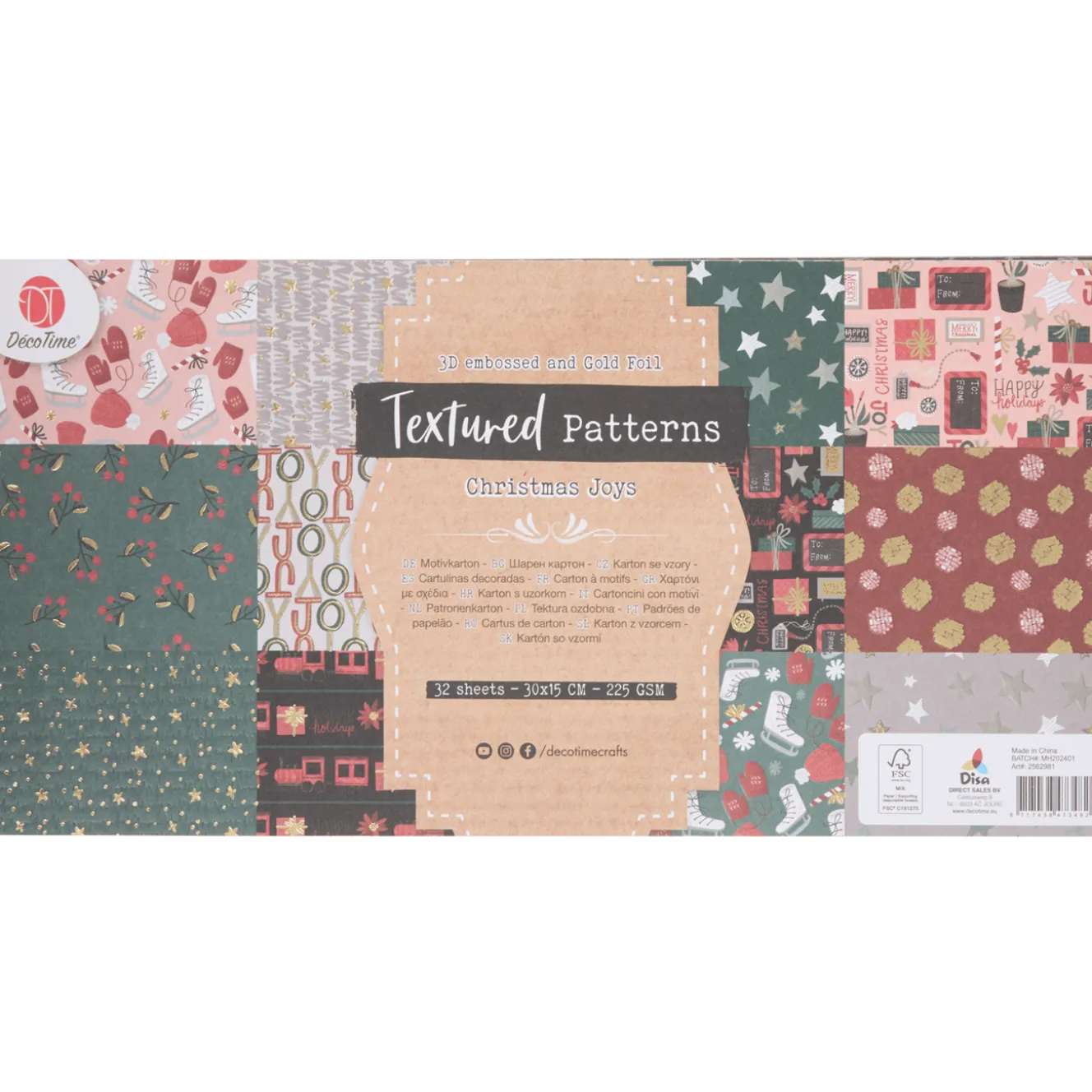DécoTime papierblok kerst