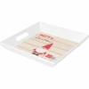 Dienblad met kerstprint