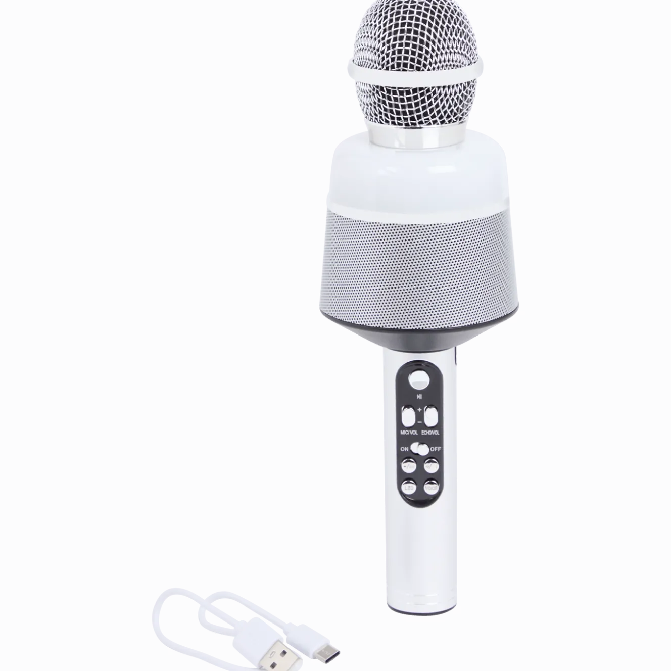 Draadloze karaokemicrofoon met licht