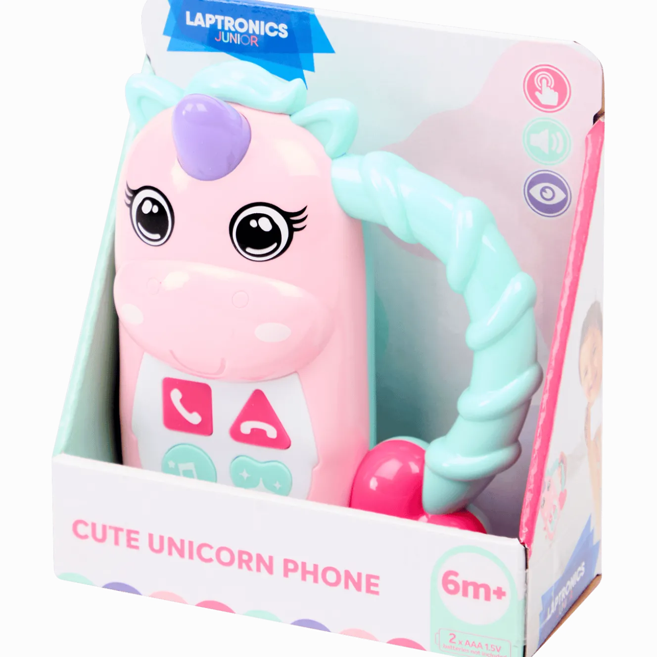 Eenhoorn speelgoedtelefoon