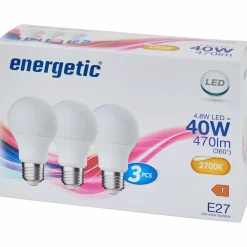 Energetic ledlampen E27