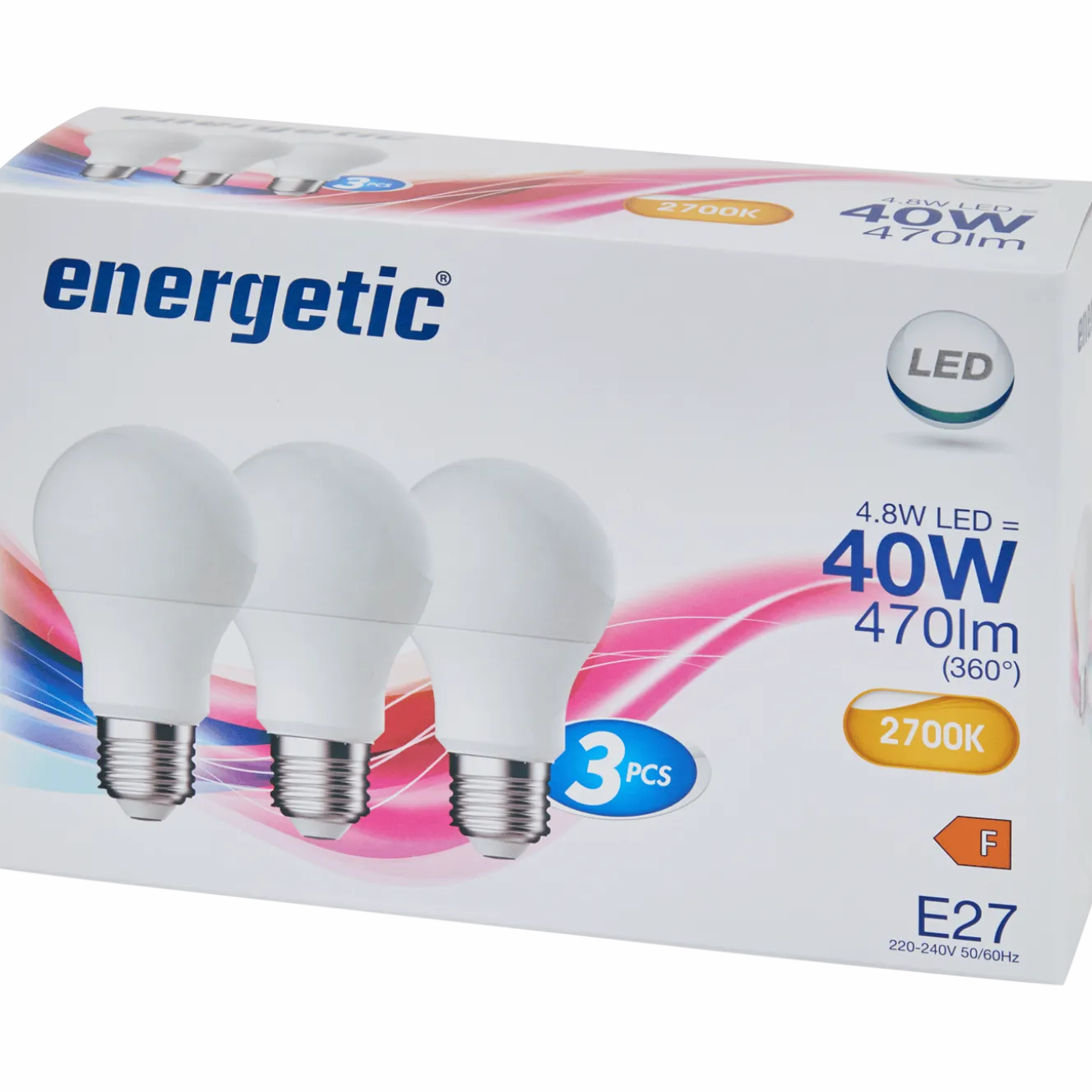 Energetic ledlampen E27