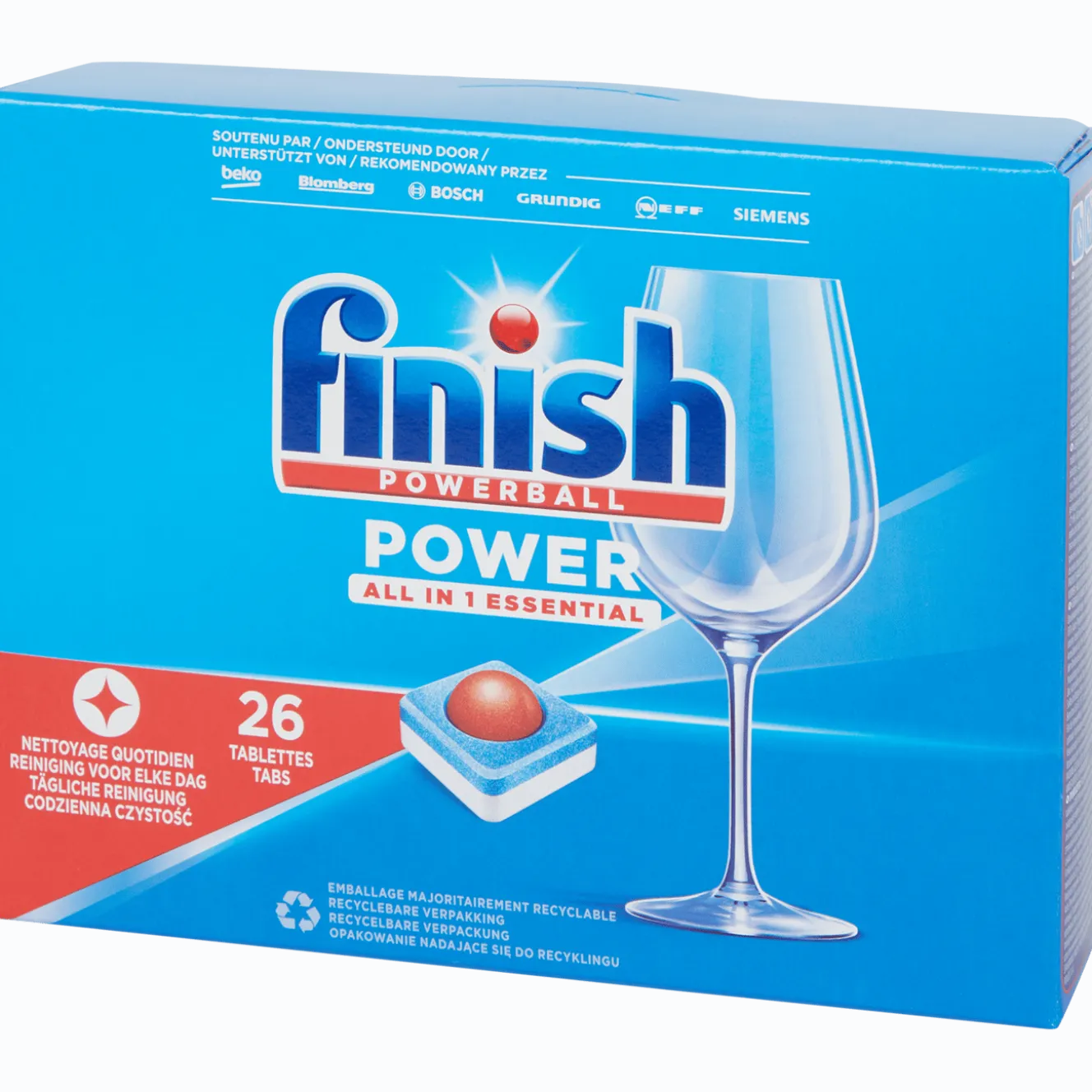Finish Powerball All-in-1 vaatwastabletten Power