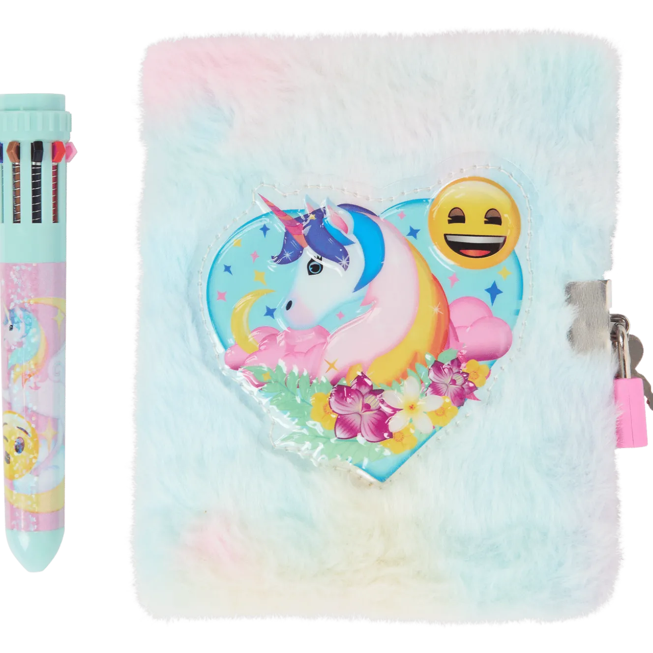 Fluffy dagboek met slot