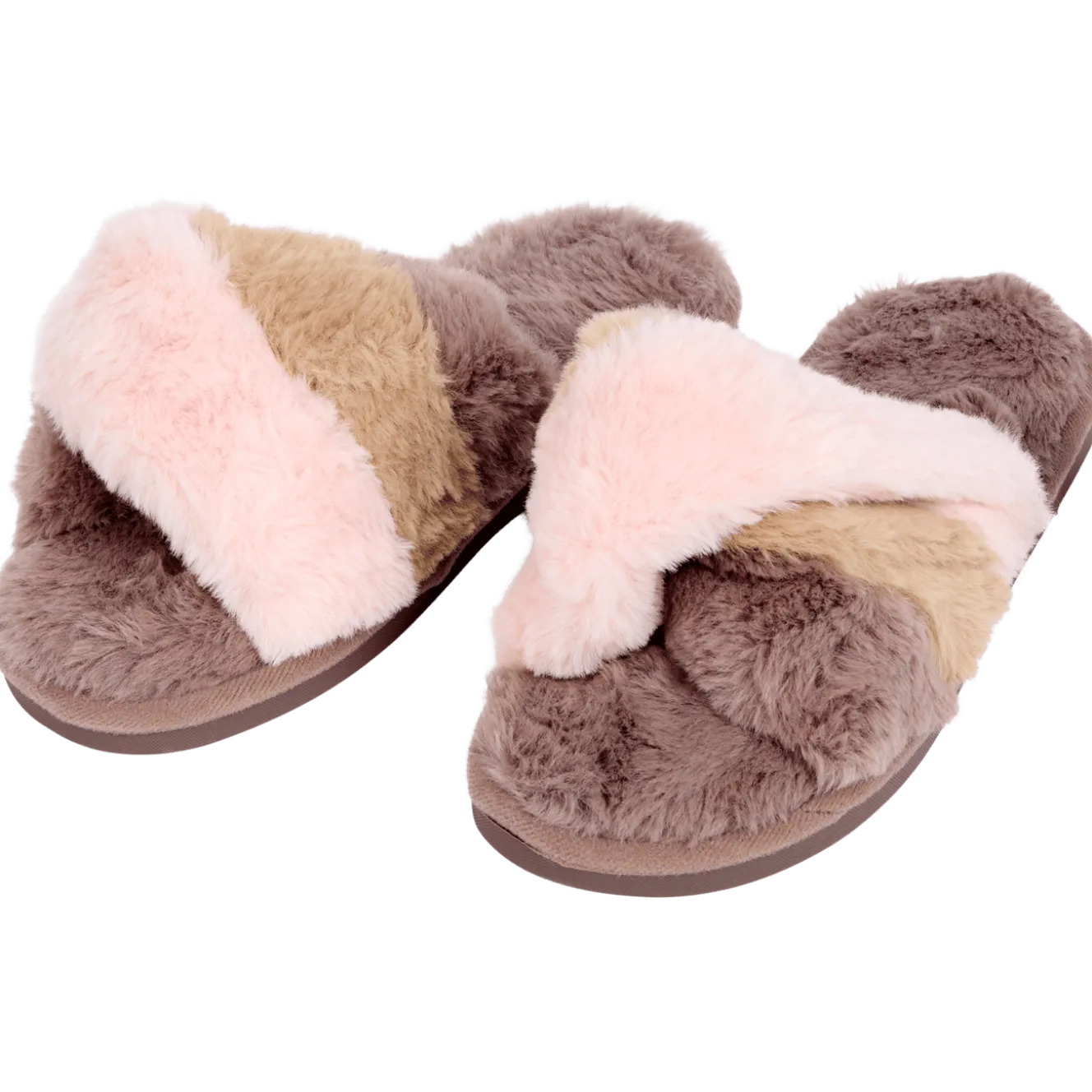 Fluffy slippers