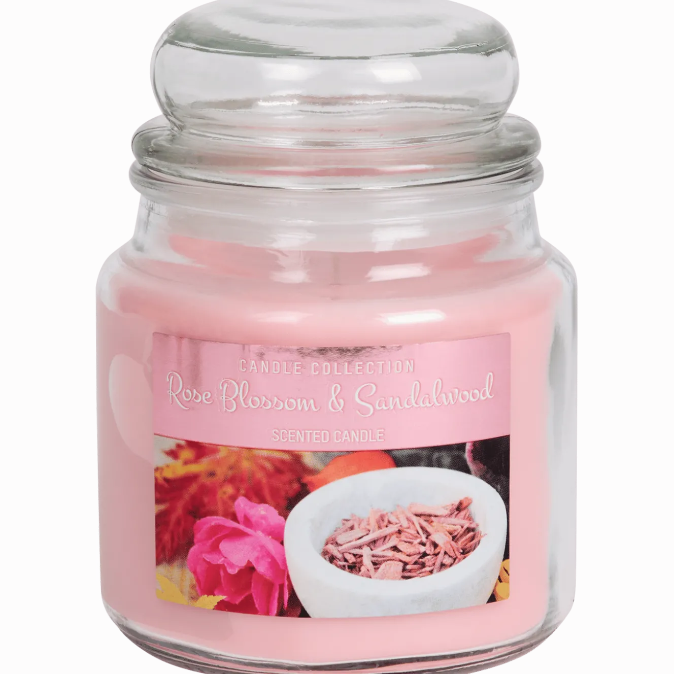 Geurkaars in glazen pot