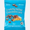 Gezouten maïs met melkchocolade