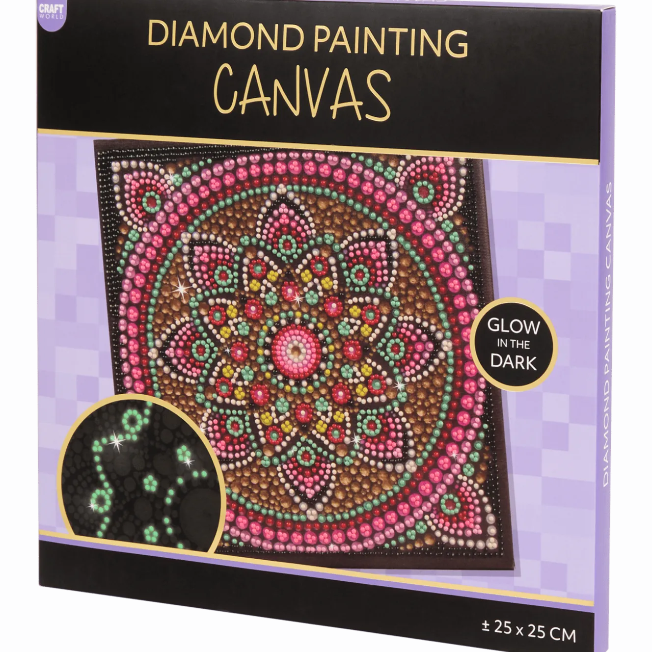 Glow-in-the-dark diamond painting