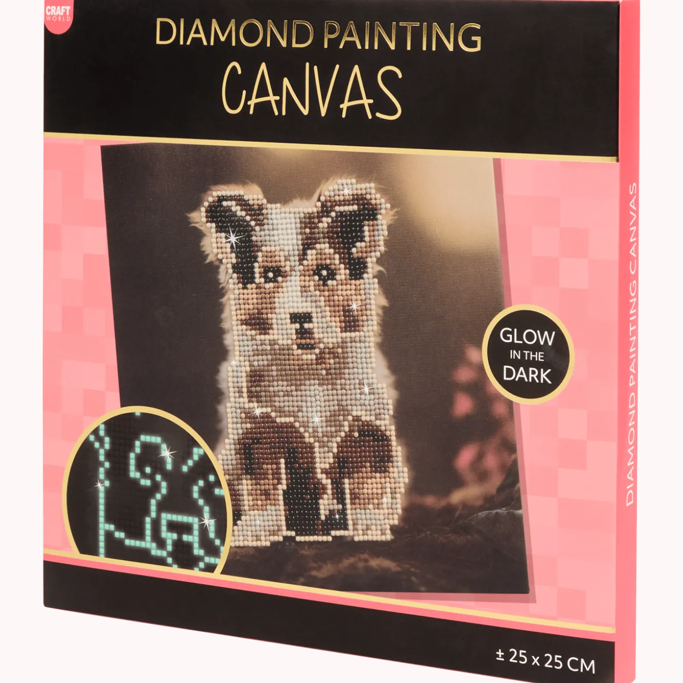 Glow-in-the-dark diamond painting