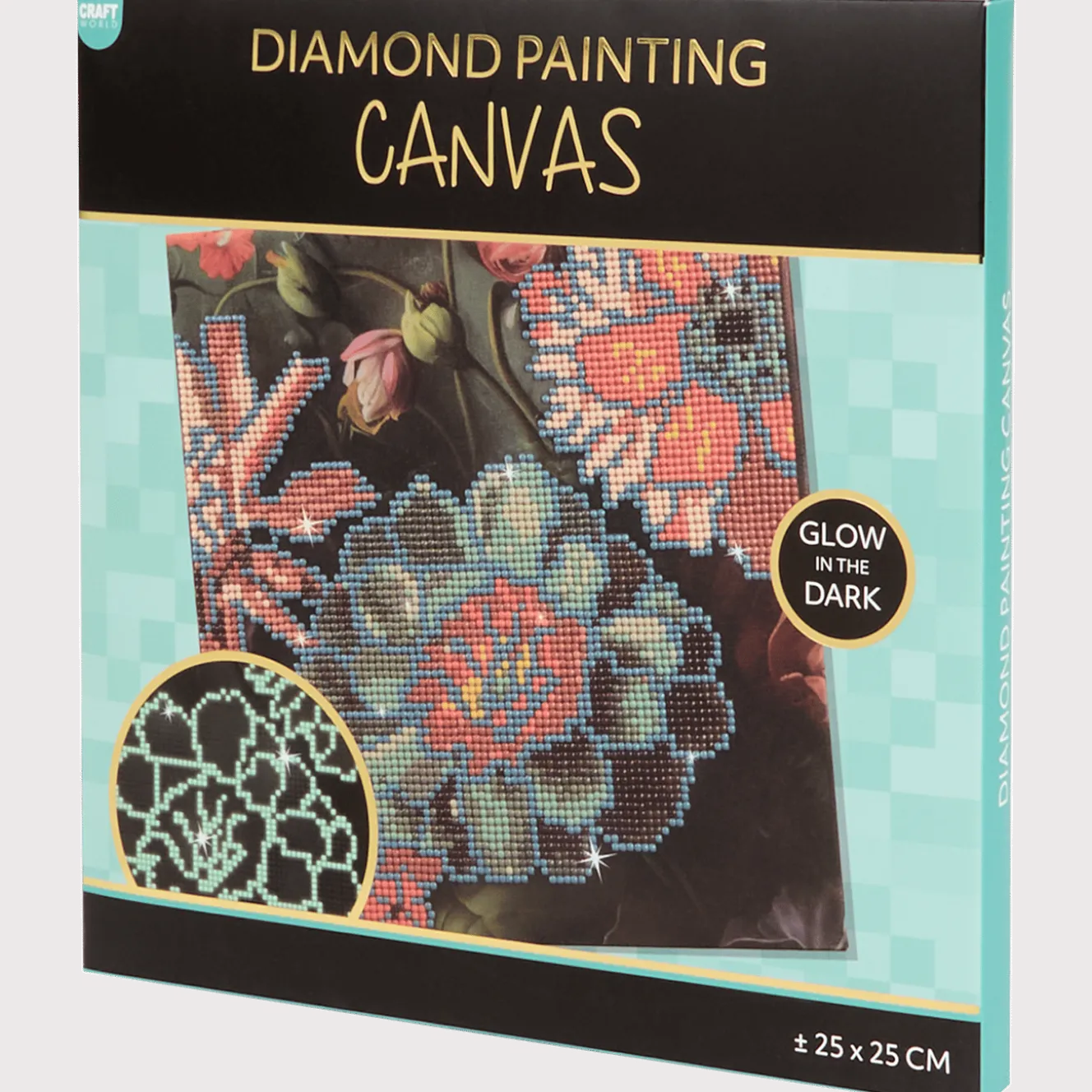 Glow-in-the-dark diamond painting