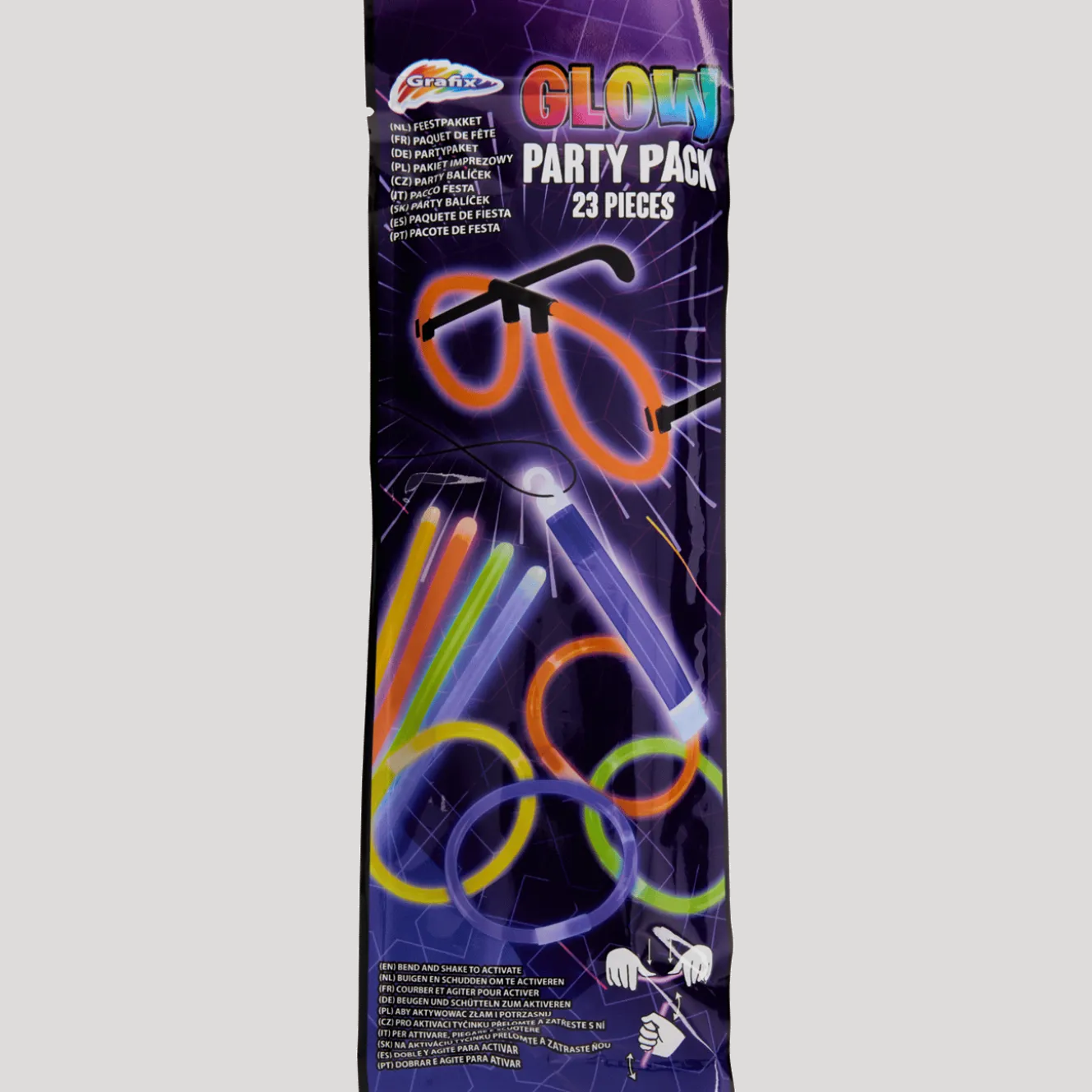 Glow-in-the-dark partypack
