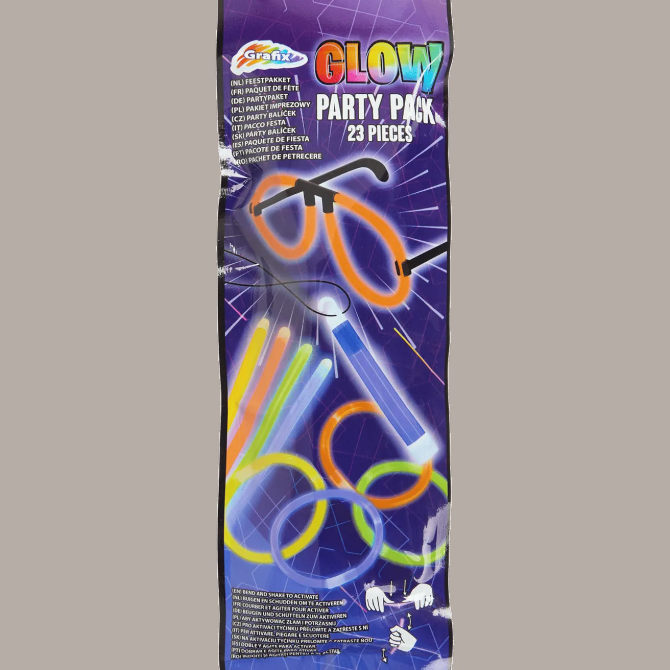 Glow-in-the-dark partypack