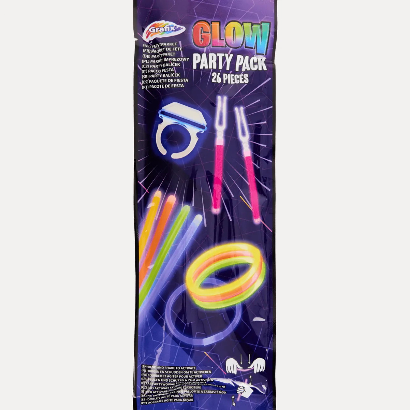Glow-in-the-dark partypack