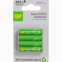GP oplaadbare batterijen AAA