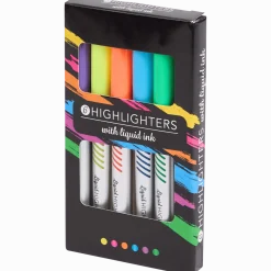 Highlighters met vloeibare inkt