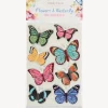 Hobby Flora vlinder- en bloemenstickers
