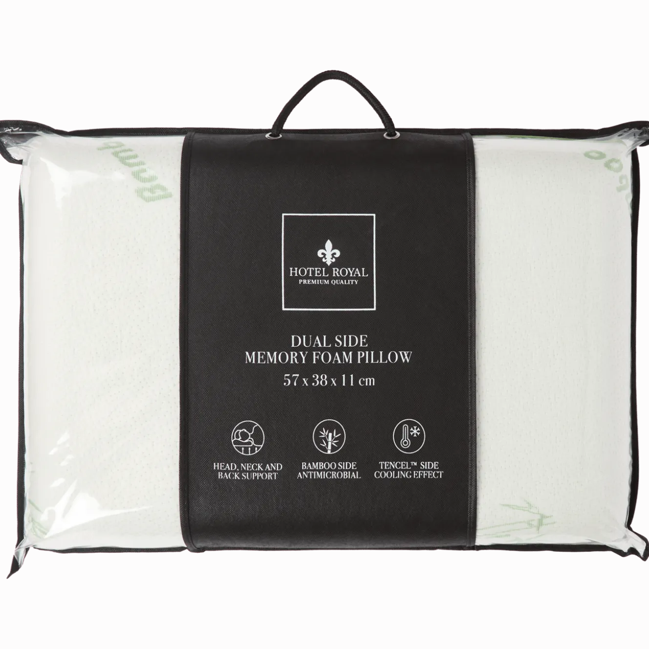 Hotel Royal dubbelzijdig kussen met memoryfoam
