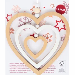 Houten kersthanger