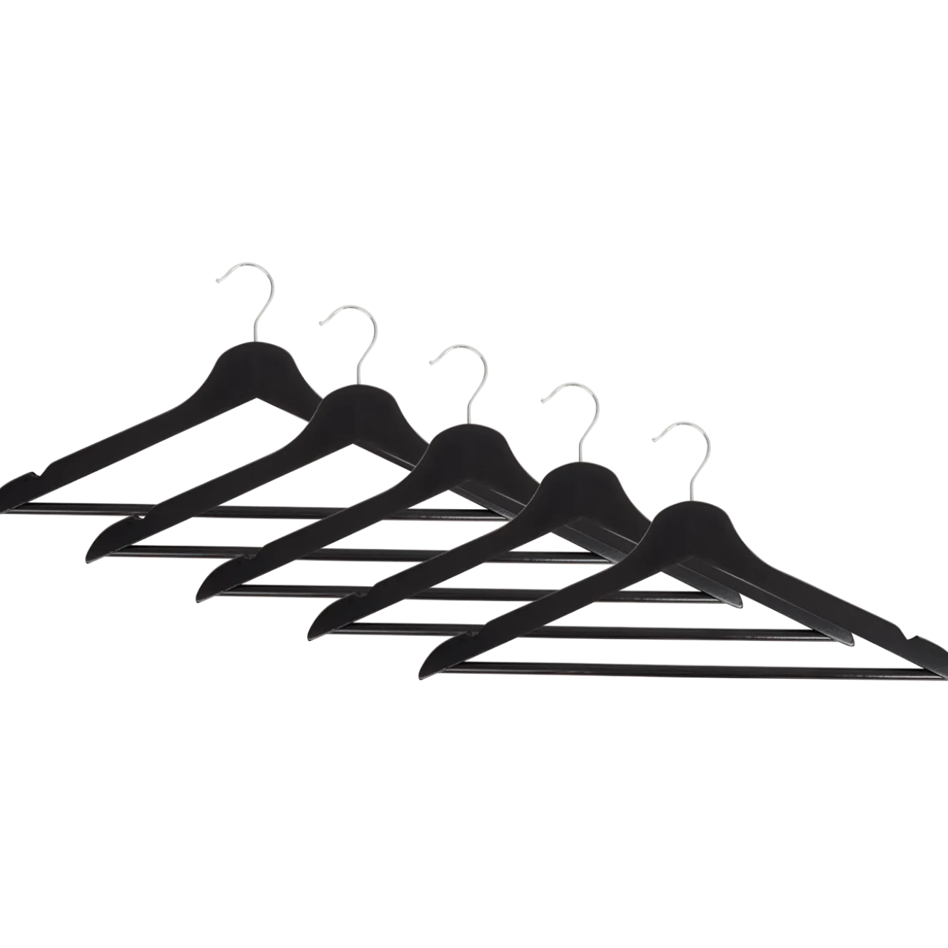 Houten kledinghangers