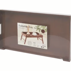 Inklapbaar bamboe dienblad