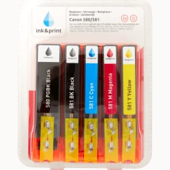 Ink & Print inktcartridges Canon 580/581