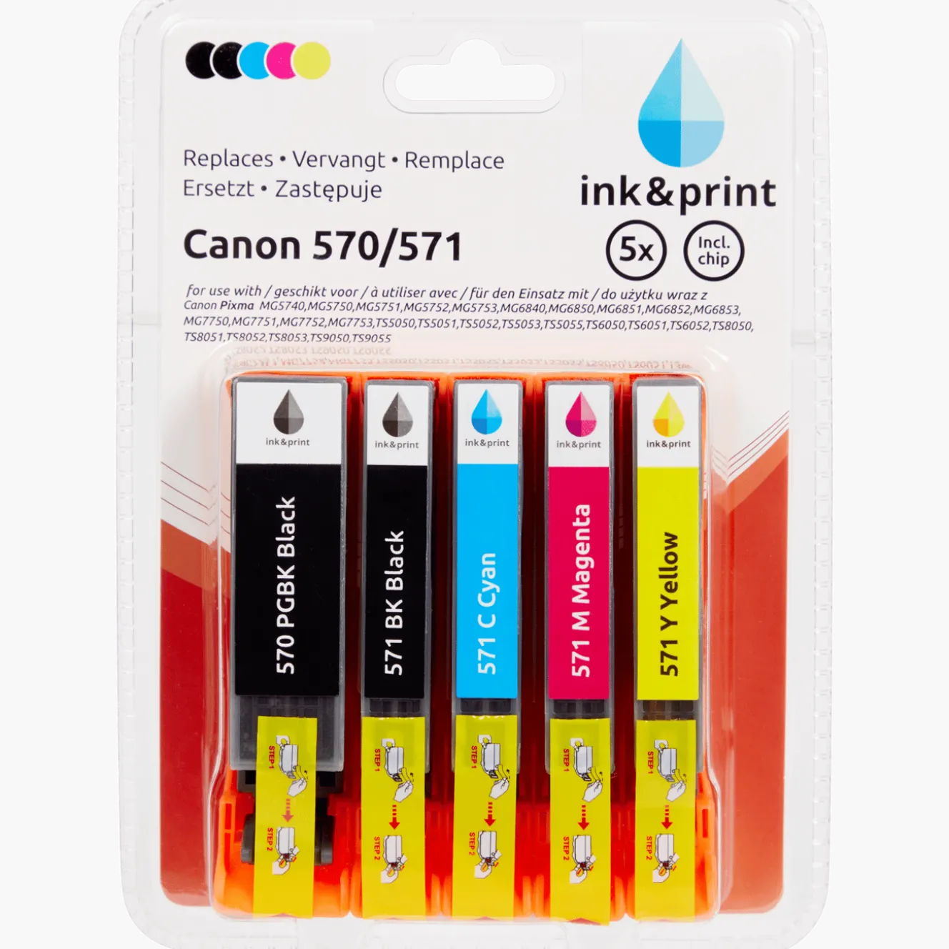Ink & Print inktcartridges Canon 570/571