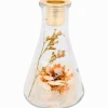 Kaarsenhouder met droogbloemen