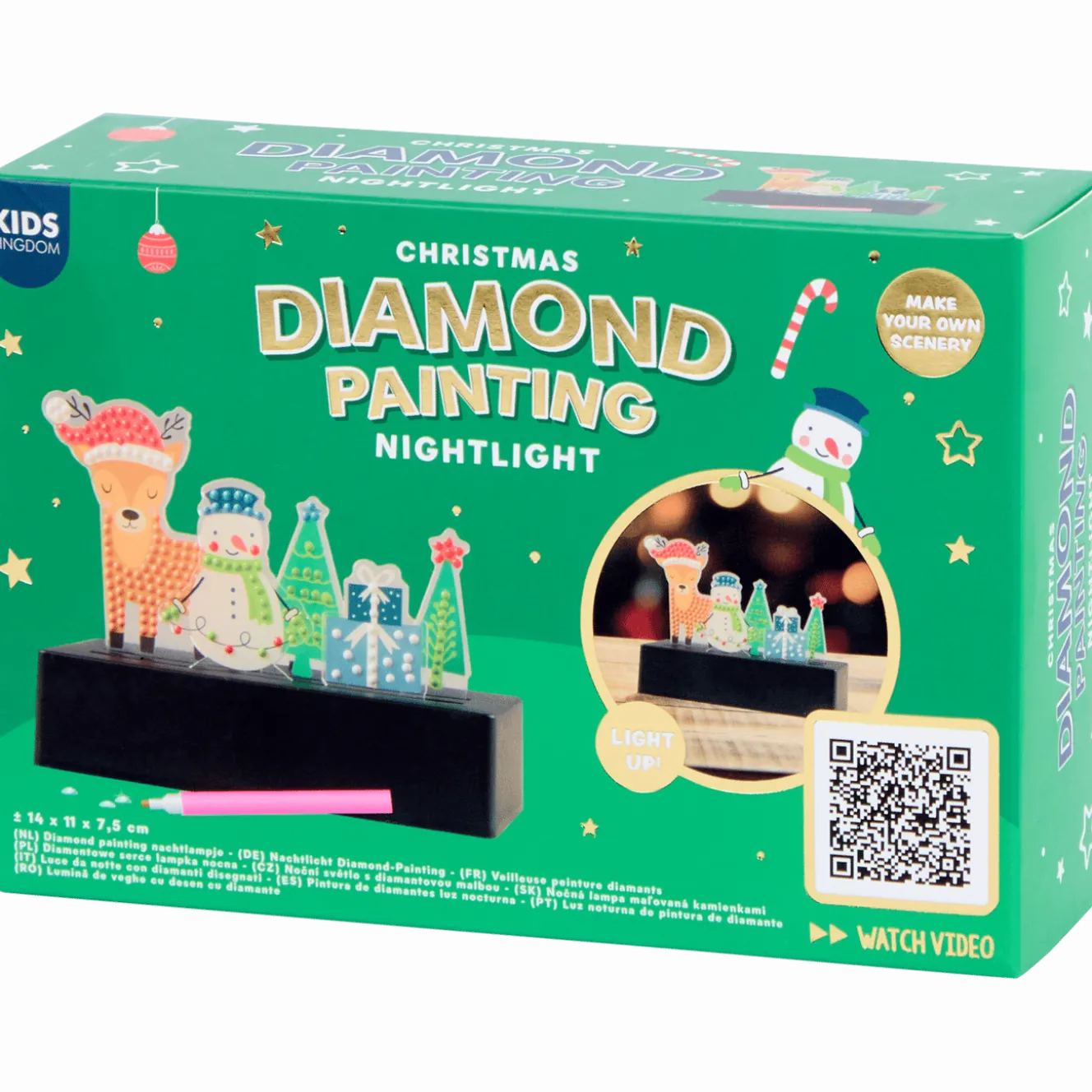 Kids Kingdom diamond painting kerstnachtlampje