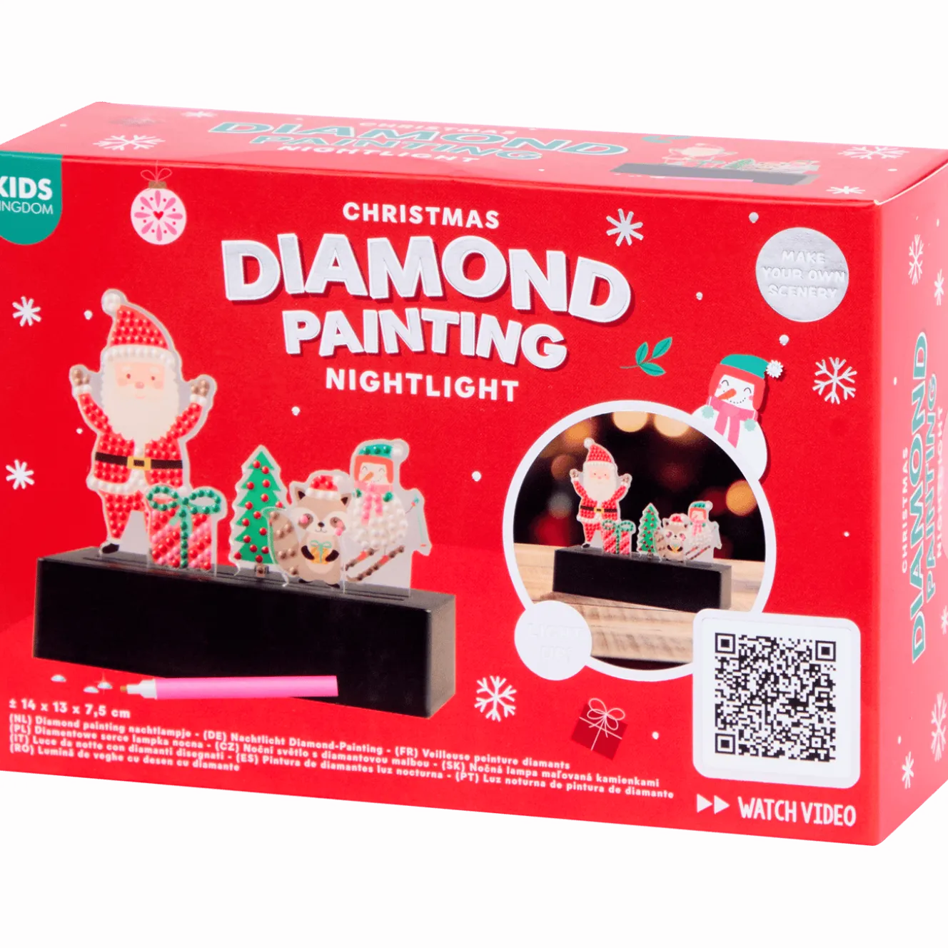 Kids Kingdom diamond painting kerstnachtlampje