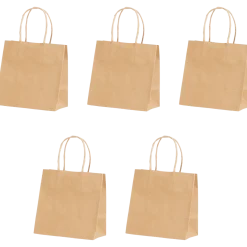 Kraftpapier cadeautasjes