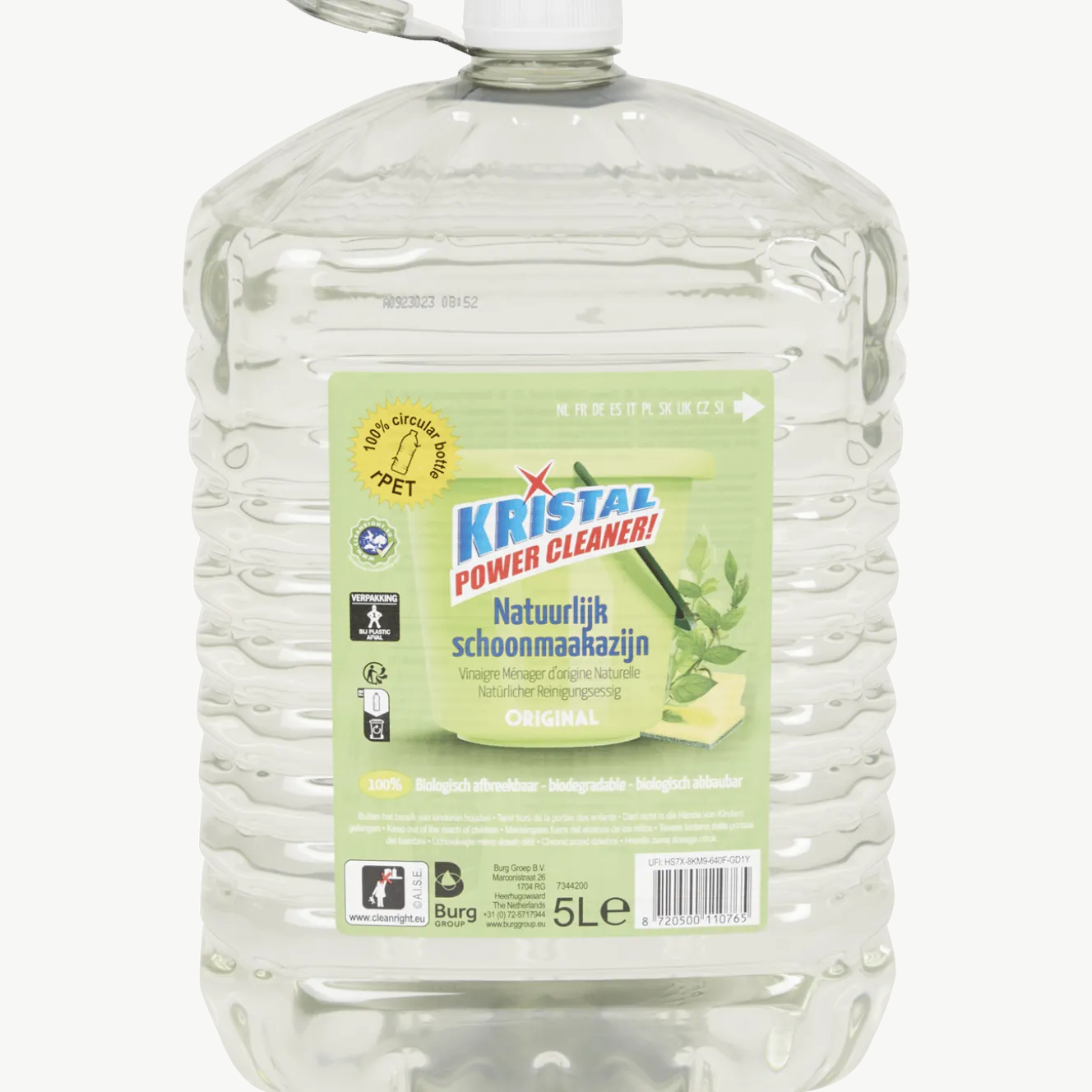 Kristal natuurlijk schoonmaakazijn