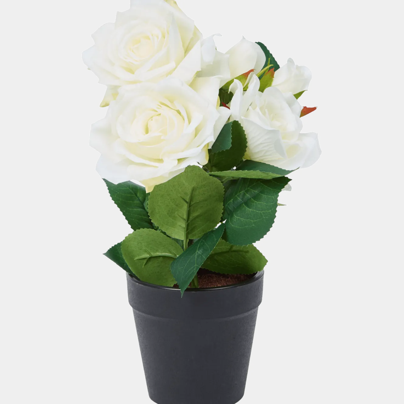 Kunstroos in pot