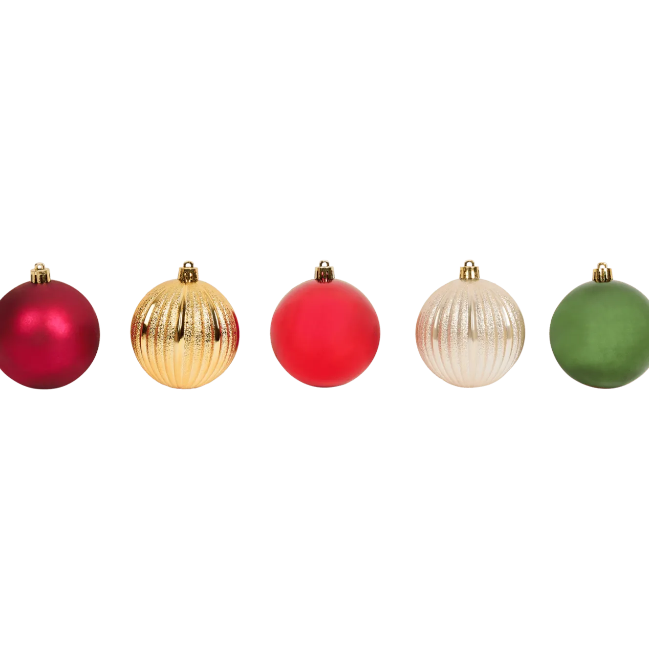 Kunststof kerstballen