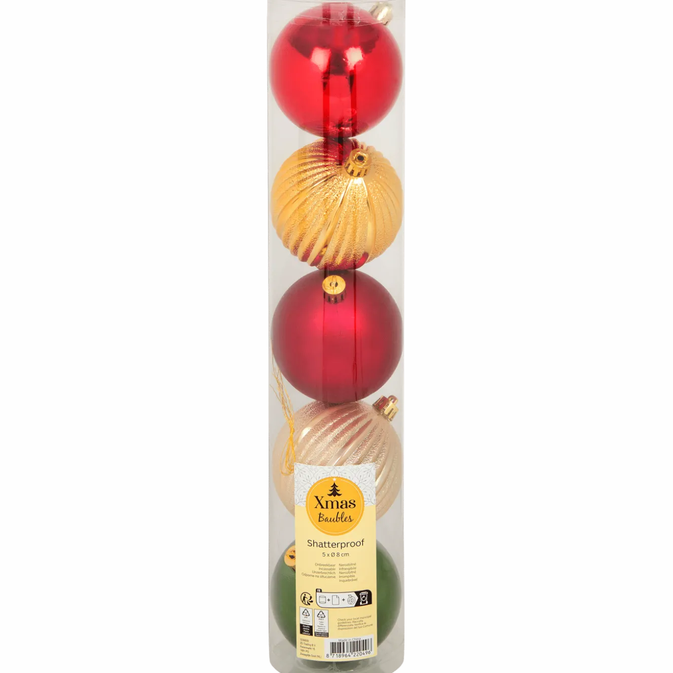 Kunststof kerstballen