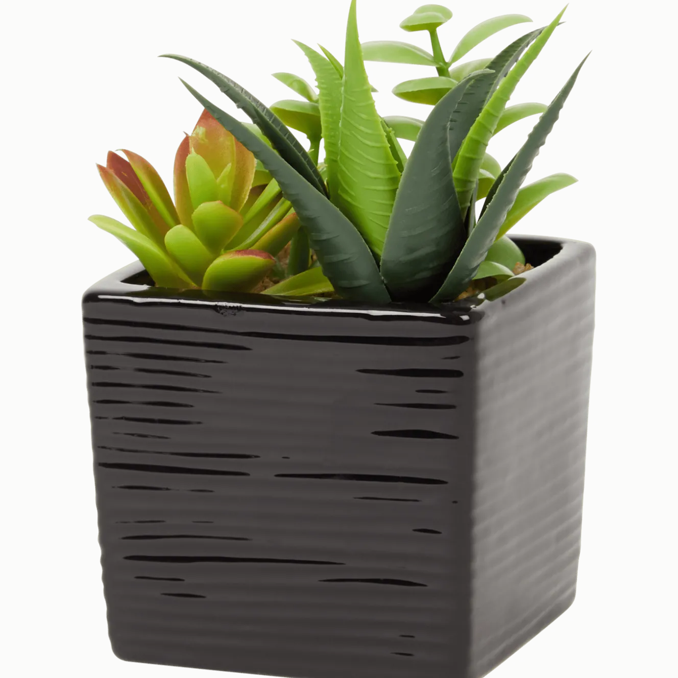 Kunst-vetplant in pot