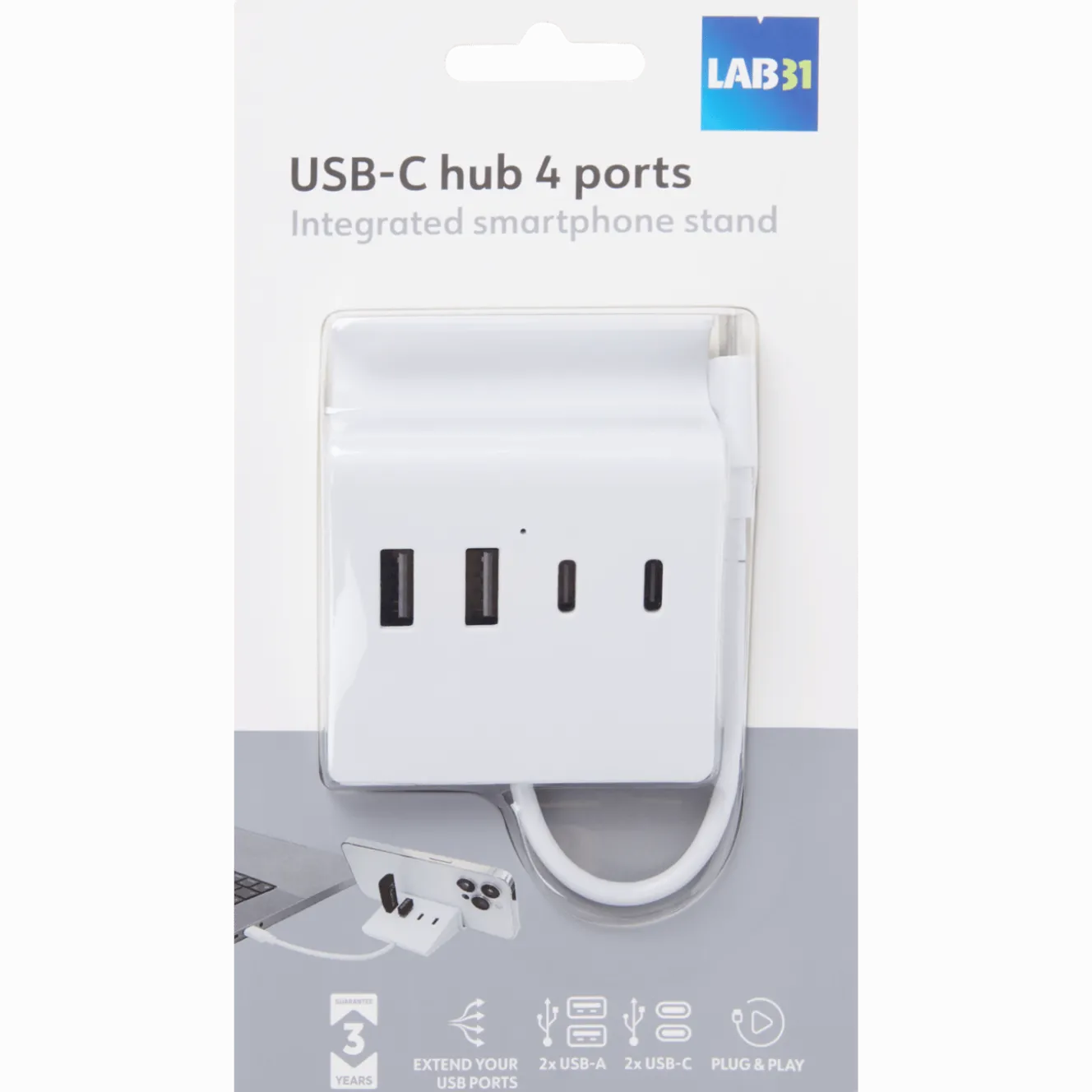 Lab31 USB 2.0 hub