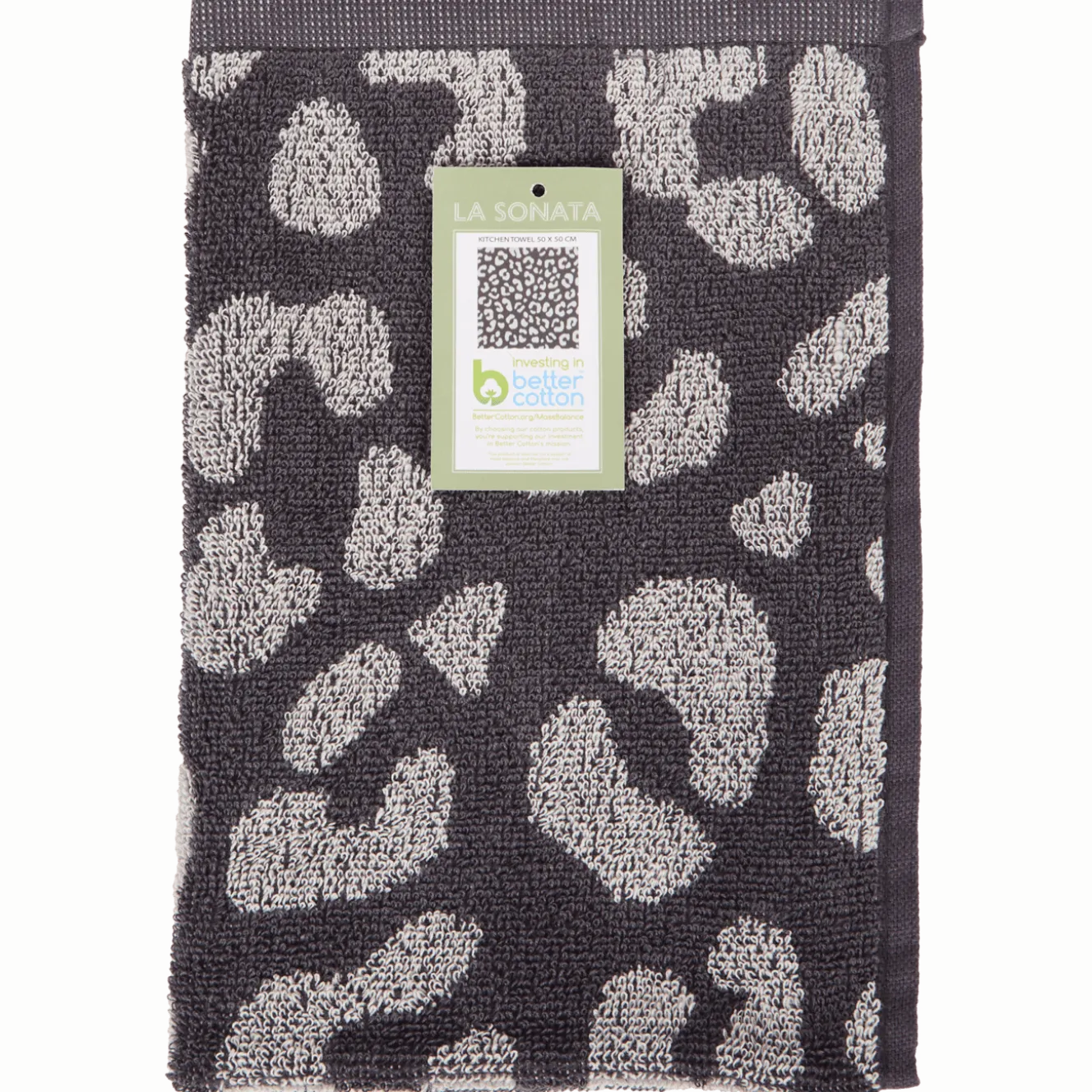 La Sonata keukenhanddoek antraciet