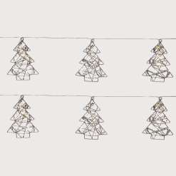 Lichtslinger met kerstbomen of sterren
