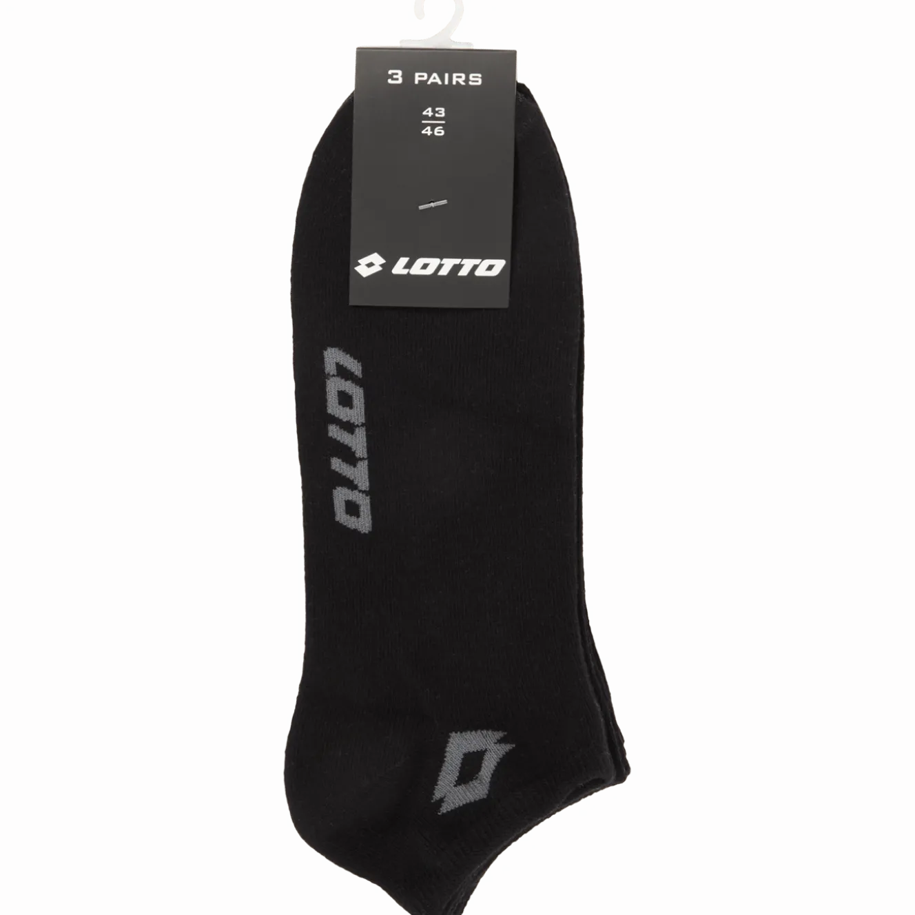 Lotto sneakersokken zwart